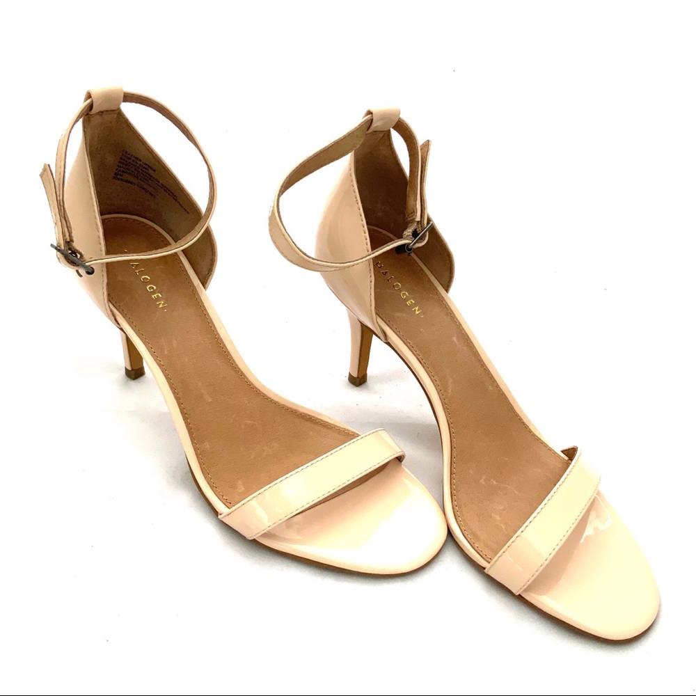 NEW Halogen Patent Sandals in Blush Size 8.5